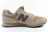 Pantofi sport New Balance 373 pentru bărbați, piele bej la modă