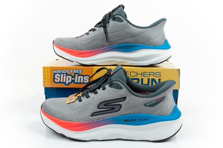 Teniși Skechers Max Run pentru bărbați, gri, SLIP-INS
