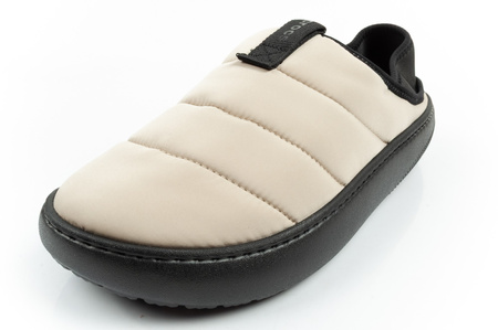 Papuci de casă Crocs Classic Puff Moc pentru bărbați, bej