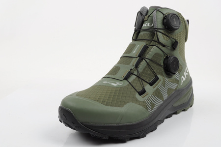 Pantofi de drumeție Aku Furiosa BOA GTX Vibram pentru bărbați, verde la modă