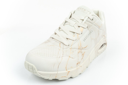 Pantofi sport de damă Skechers Uno [155584/OFWT], alb.