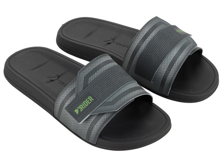 Șlapi sport pentru bărbați Rider Walk, gri, confortabili, cu velcro [12394 BB536]