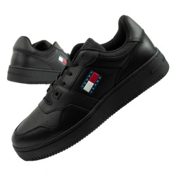 Teniși Tommy Hilfiger TJM Retro pentru bărbați, negri la modă