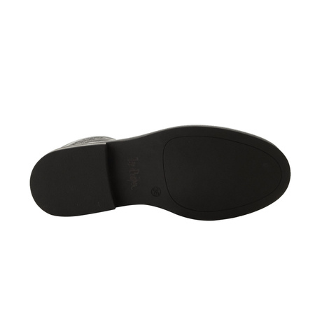 Ghete de damă Lee Cooper, negre, din piele naturală la modă