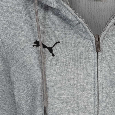 Hanorac pentru femei Puma TeamGoal 23 Casuals cu fermoar [657083 33], gri.
