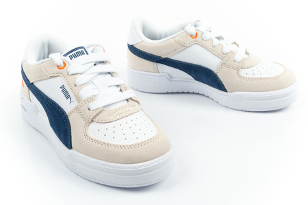 Teniși sport unisex Puma CA Pro Remix PS pentru copii, bej, din piele