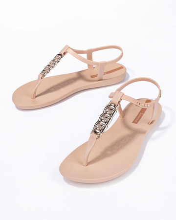 Sandale Ipanema Sandal Class pentru femei, bej deschis cu auriu