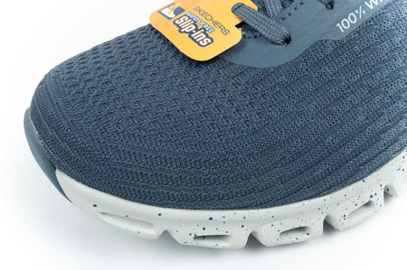Pantofi sport impermeabili pentru femei Skechers Glide-Step [104571/SLT] Slip-in, albastru.