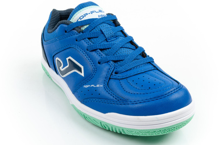 Joma – pantofi sport de fotbal Top Flex 2604 pentru sală, pentru copii, de culoare albastră