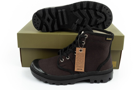 Ghete negre pentru femei Palladium Pallabrousse