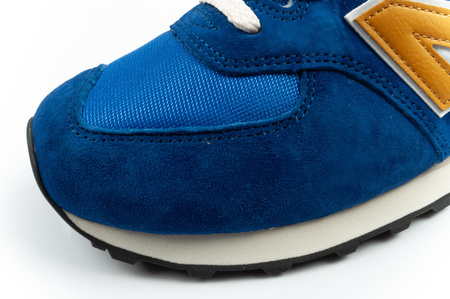 Pantofi sport New Balance 574 pentru bărbați, piele la modă, albaștri