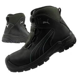 Pantofi de lucru Puma Cascades Disc S3 High CI HI HRO SRC BOA, Negri
