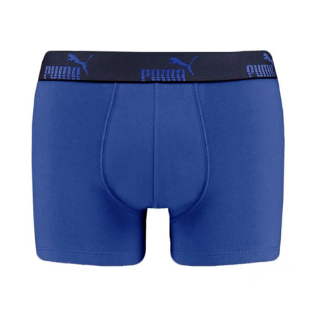 Boxeri bărbătești Puma, set de 3, albastru-bleumarin