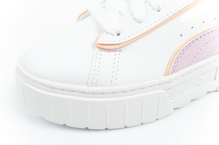 Pantofi sport pentru copii Puma Mayze cu platformă pentru fete [396665 01] alb