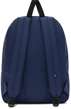 Rucsac școlar urban Vans Old Skool Print 22L, bleumarin, logo VANS mare