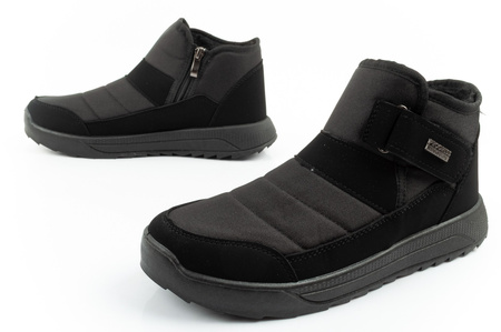 Ghete de iarnă Progress - Ghete de zăpadă izolate pentru bărbați cu benzi velcro