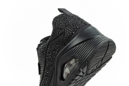 Pantofi sport Skechers Uno-World Of Gems [155217/BBK] pentru femei, cu talpă înaltă, negri.