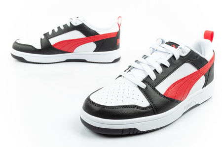 Pantofi sport Puma Rebound v6 pentru bărbați, la modă, confortabili, albi, negri, roșii
