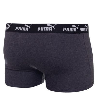 Boxeri Puma pentru bărbați, set de 2, verde gri, din bumbac confortabil