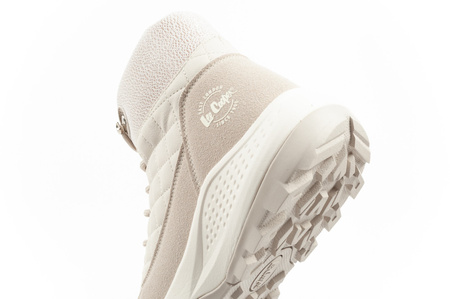 Pantofi de drumeție izolați Lee Cooper pentru femei, crem, piele ecologică