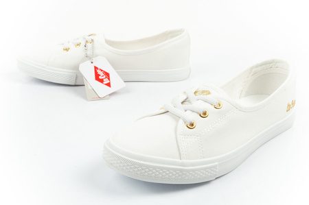 Teniși Lee Cooper pentru femei, balerini albi, fără alunecare