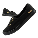 Teniși Lee Cooper pentru femei, balerini negri, fără slip-on