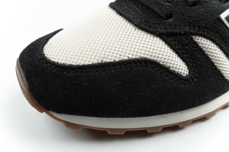 Pantofi sport New Balance 373 pentru bărbați, piele neagră la modă