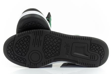 Pantofi sport pentru bărbați Puma Rebound v6 [392326 16], negru, alb și verde.