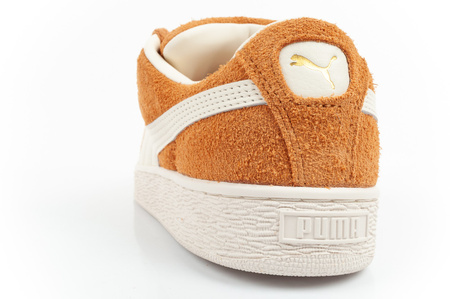 Pantofi sport Puma Suede XL Hairy din piele, maro la modă [397241 04]