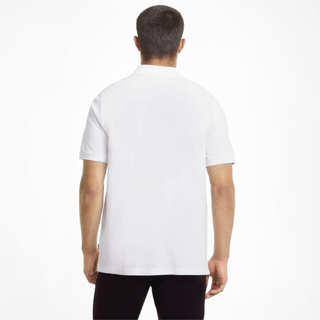 Cămașă polo sport Puma Ess Pique [586674 02] pentru bărbați, alb.