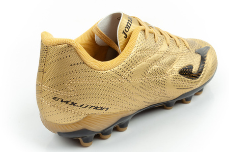Ghete de fotbal sport Joma Evolution JR 2617 pentru gazon artificial și auriu Orlik