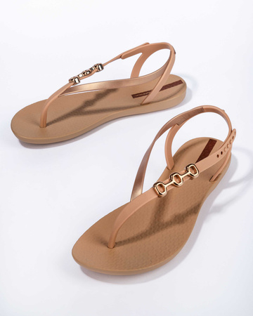 Sandale Ipanema Sandal Class pentru femei, bej cu auriu