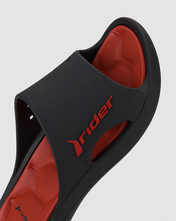 Șlapi sport pentru bărbați Rider Bay XIV Ad, negri, confortabili [83632 BB243]