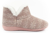 Papuci de damă Scholl Creamy Bootie [F301471023] izolați, roz.