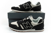 Pantofi sport New Balance 373 pentru bărbați, piele neagră la modă