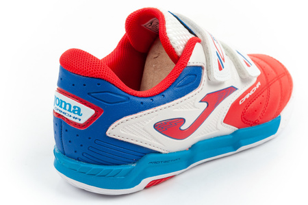 Pantofi sport pentru copii Joma Cancha JR 2606, pantofi de fotbal de sală cu velcro
