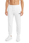 Pantaloni de trening Fila pentru bărbați, din bumbac, albi, confortabili, stil sport
