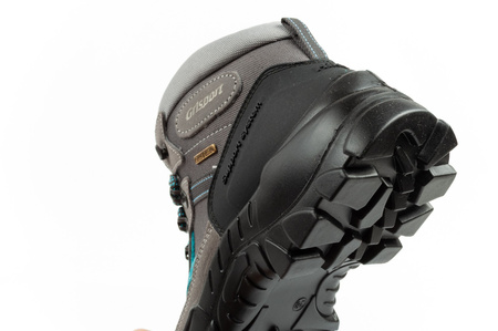 Ghete de drumeție din piele impermeabile Grisport pentru femei, gri