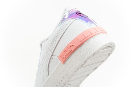 Pantofi sport Puma Jada Crystal pentru copii, cu platformă albă