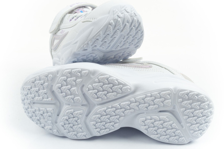 Pantofi sport Fila Skye V Kids cu velcro pentru fete, albi