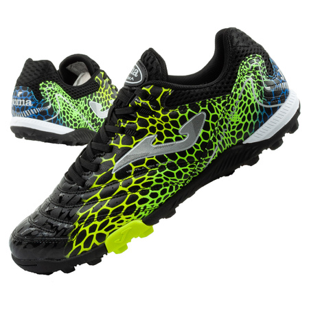 Pantofi sport Joma Turf pentru bărbați Maxima 253 Negru Verde Ghetele de fotbal Joma