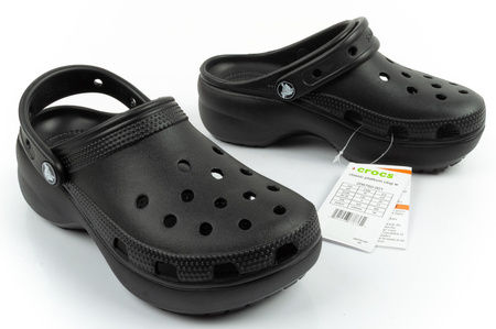 Sandale Crocs Classic Platform pentru femei și bărbați, unisex, la modă, negre, la modă