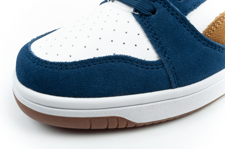 Teniși bărbătești Puma Rebound v6, la modă, confortabili, albi, bleumarin, maro