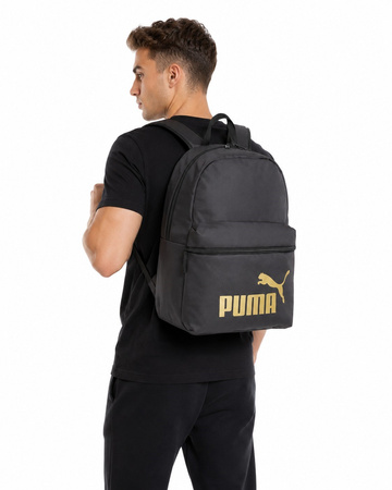 Rucsac sport Puma Phase, Negru, 22L, Clasic, La modă, Spațios
