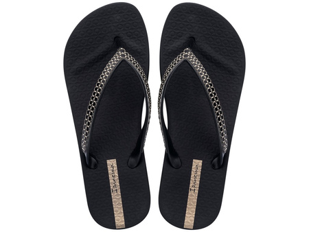 Șlapi Ipanema Mesh XI Plat Fem Platform pentru femei, negri
