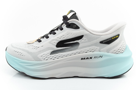 Pantofi sport Skechers Max Run pentru bărbați, albi, SLIP-INS