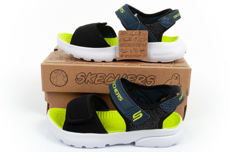 Sandale Skechers pentru copii [406512L/BKLM], negre.