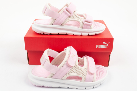 Sandale Puma Evolve pentru copii, roz, confortabile, cu velcro