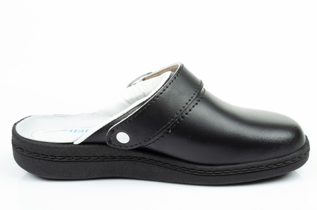 Pantofi de papuci de baie pantofi medicali Abeba din piele [7212]