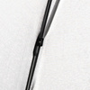 Umbrelă lungă Perletti XL 122 cm, albă, rezistentă la vânt, automată